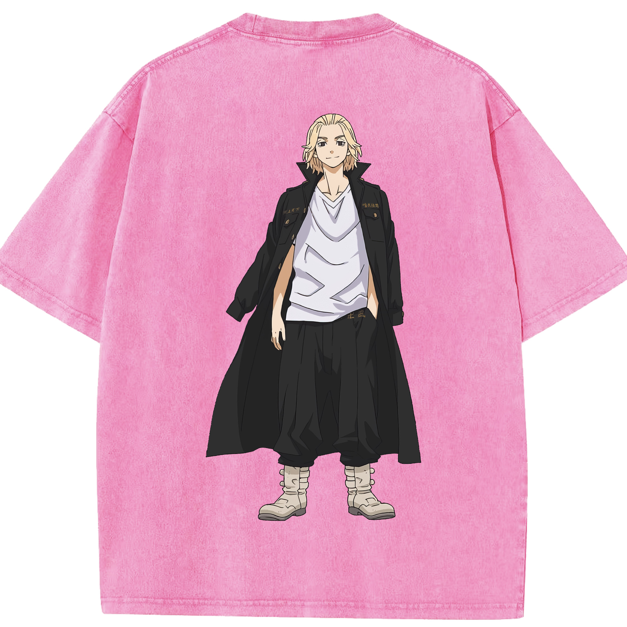 （画像用） 東京リベンジャーズ Tokyo Revengers 綿100% ヴィンテージ風 半袖Tシャツ（背面プリント）